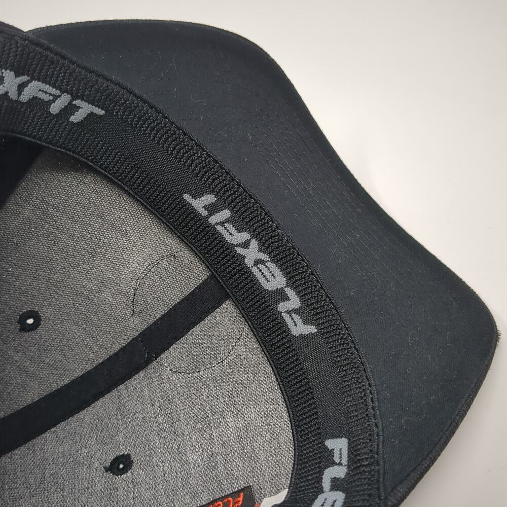 Travis Mathew Patch Fitted Hat Solid Black Xl Emb… - image 8